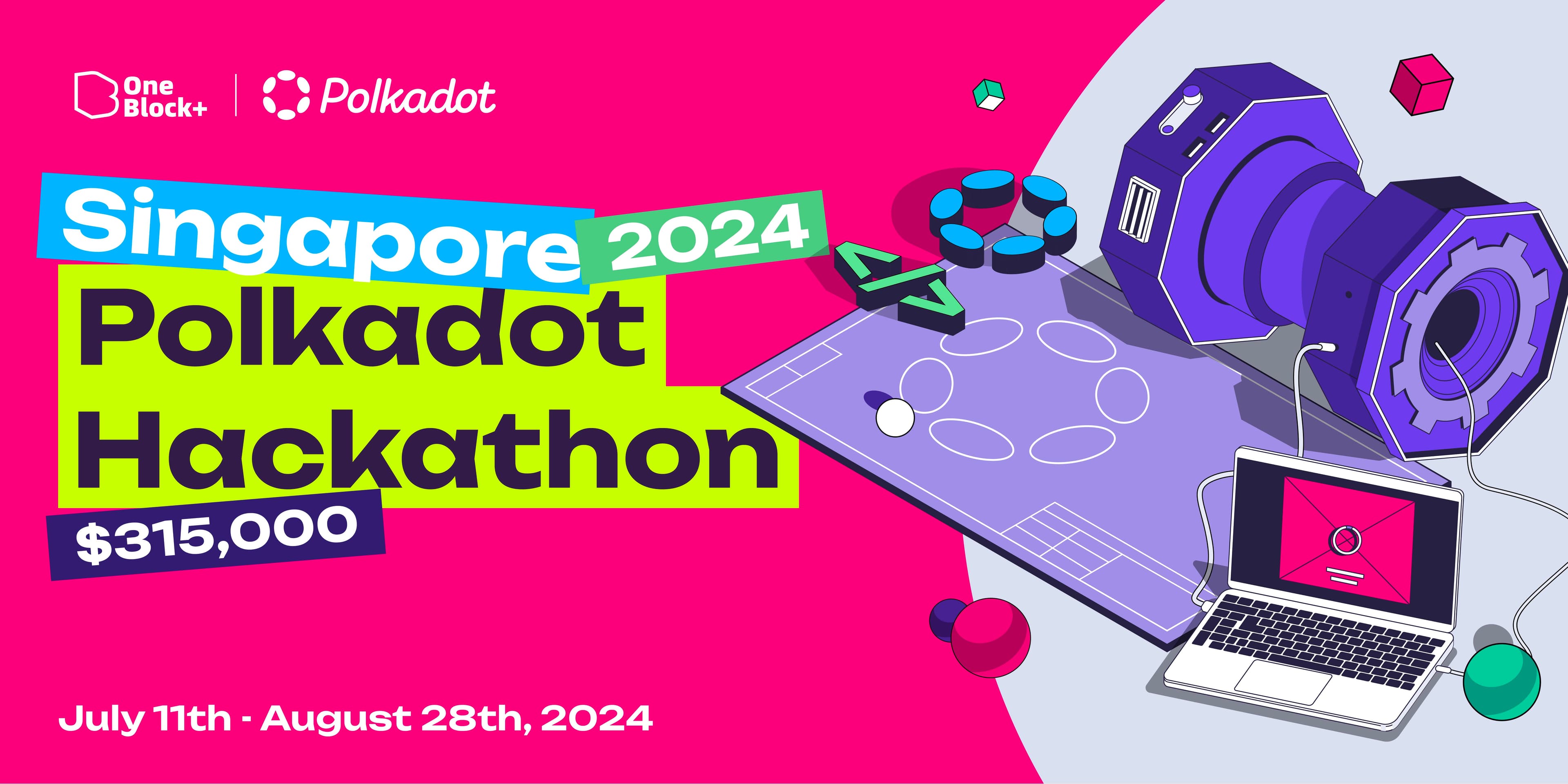 Polkadot Hackathon 2024 Singapore banner