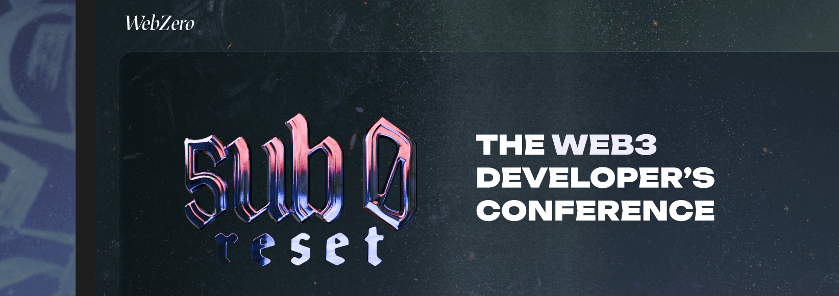 The Blockspace @ sub0 RESET (Bangkok) banner