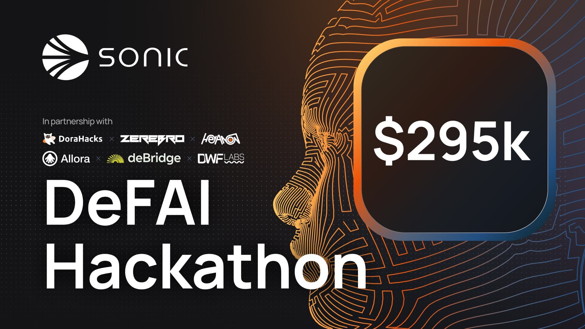 Sonic DeFAI Hackathon banner