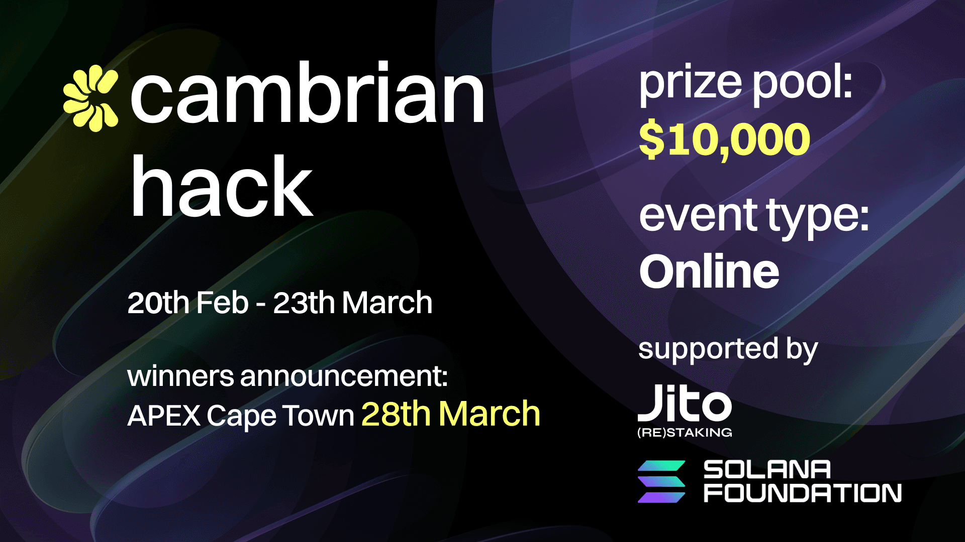 Cambrian Hack banner