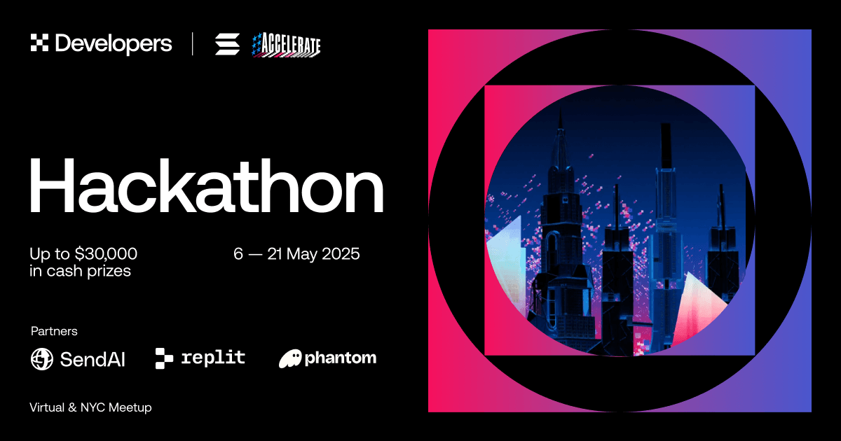 OKX Solana Accelerate Hackathon banner