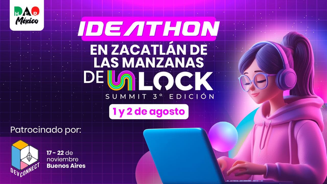Ideathon UnlockSummit 3.0 | Destino Devconnect 2025 banner