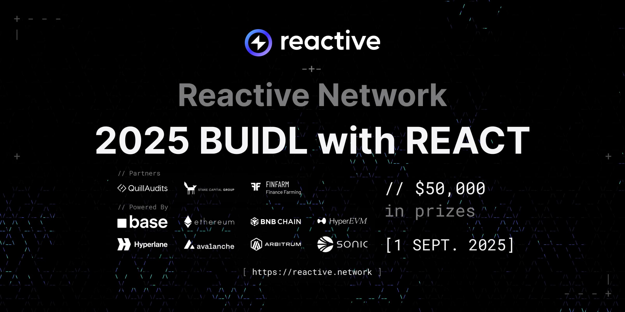 BUIDL with REACT: Fast-track to mainnet banner