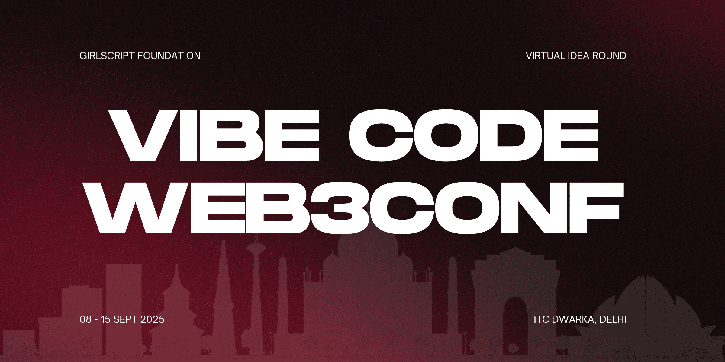 Vibe Code Web3Conf 2025 - Virtual Round banner