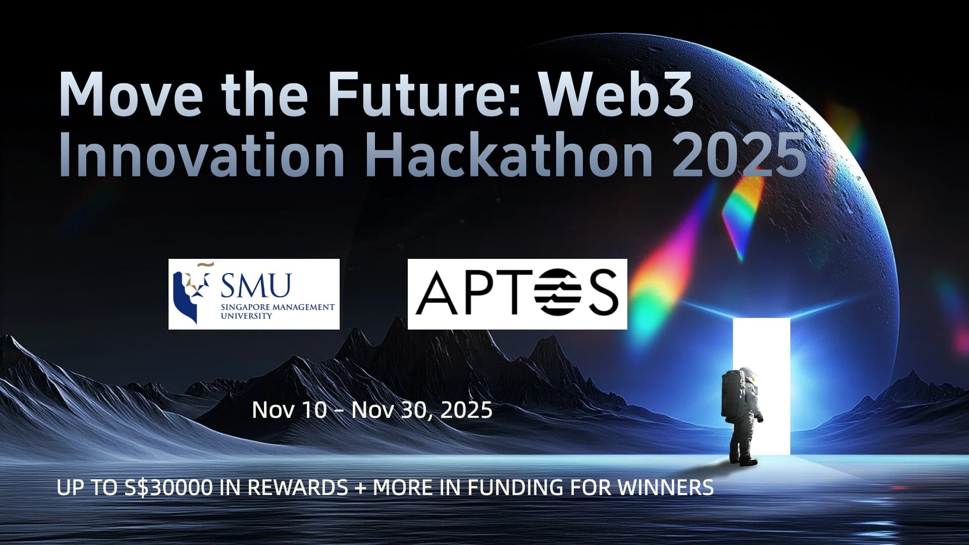 Move the Future: Aptos x SMU Web3 Innovation Hackathon 2025 banner