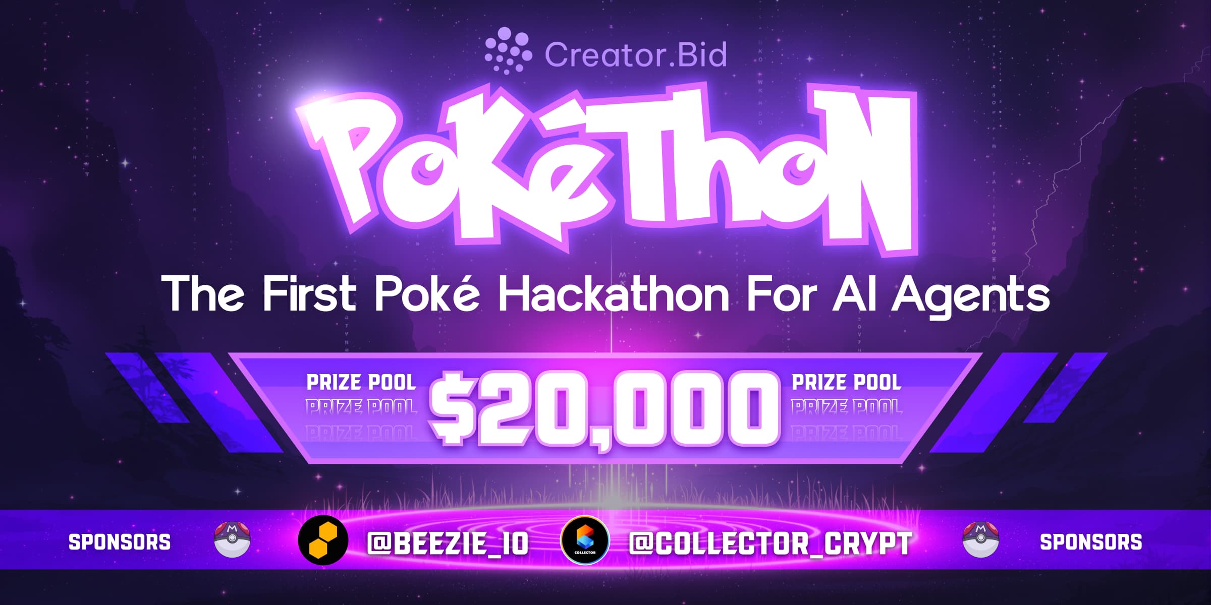 Pokéthon: The First Pokémon Hackathon for AI Agents banner