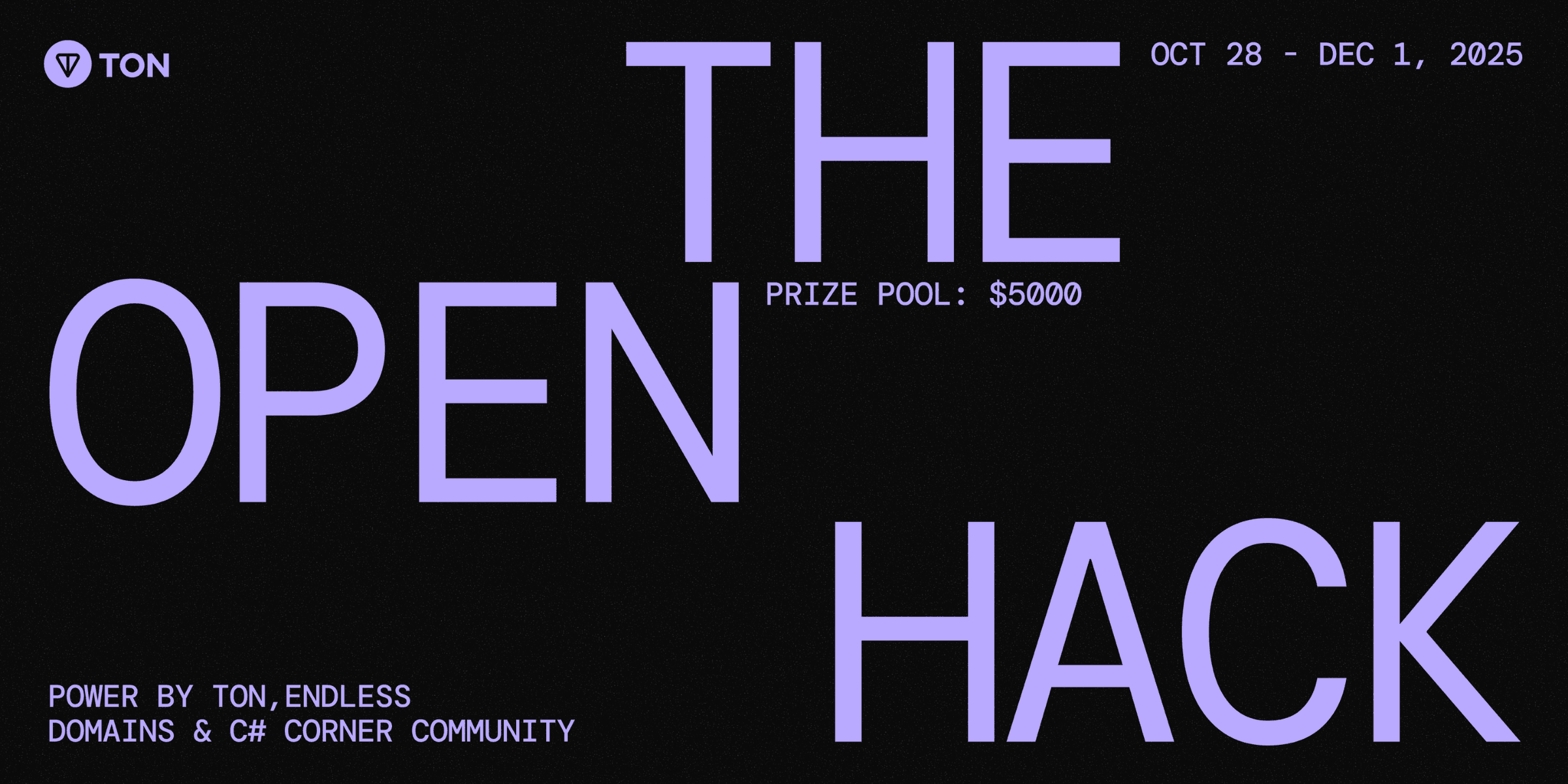 The Open Hack banner