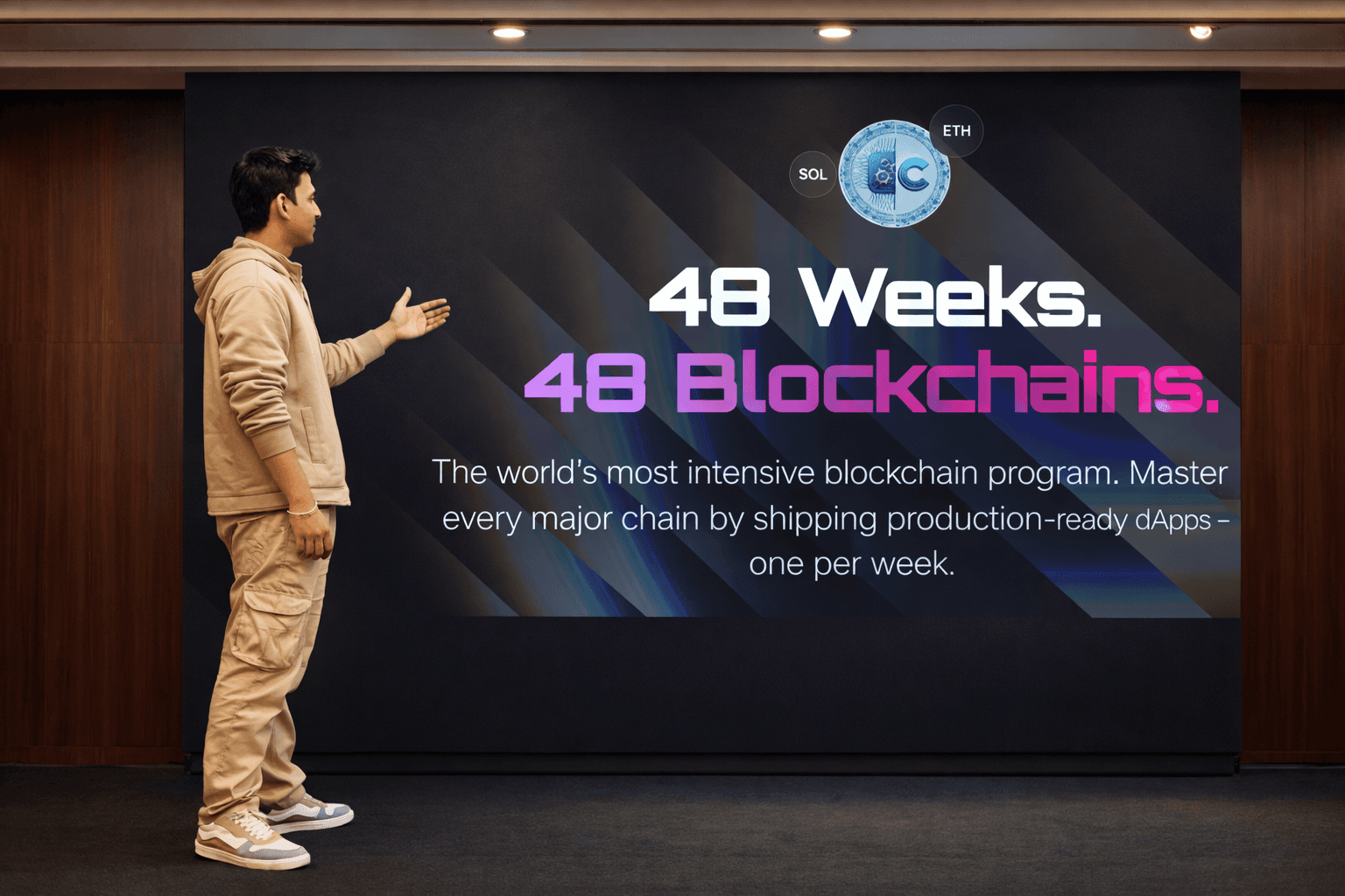 48 Weeks. 48 Blockchains. banner