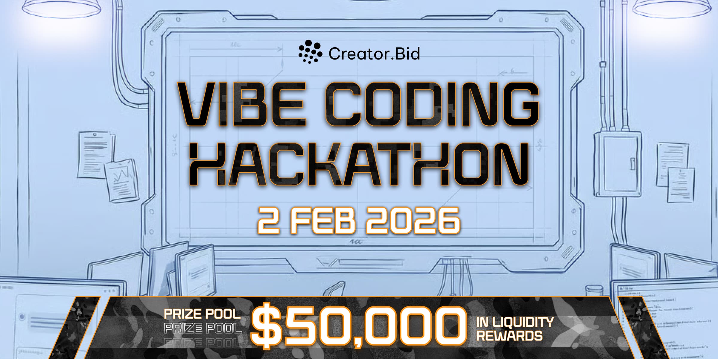 Vibe Coding Hackathon - by CreatorBid banner