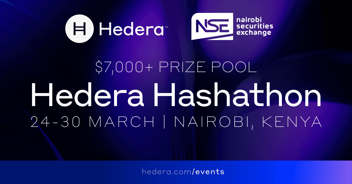 Hedera Hashathon: Nairobi Edition banner