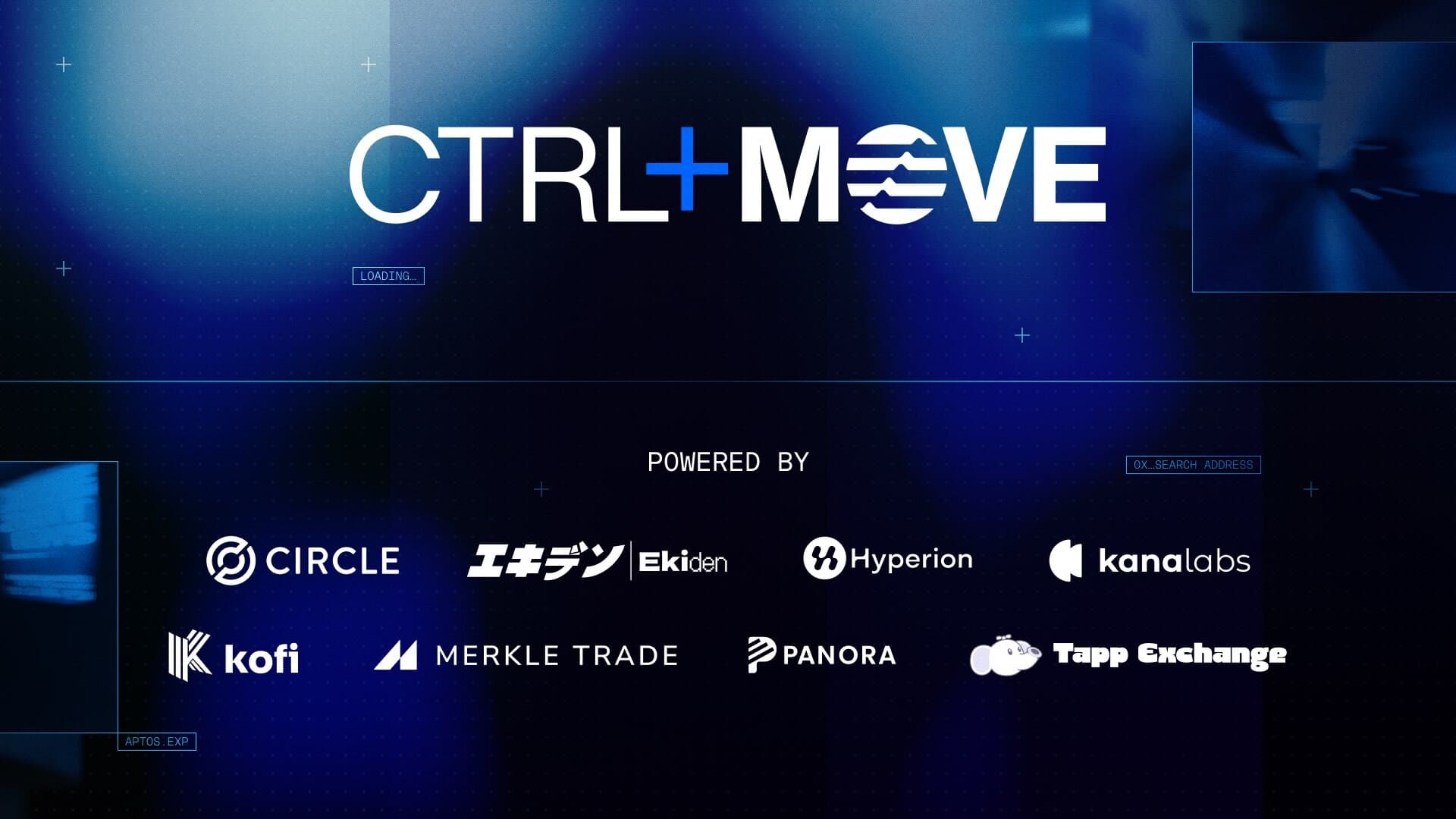 Aptos Ctrl+MOVE Hackathon banner