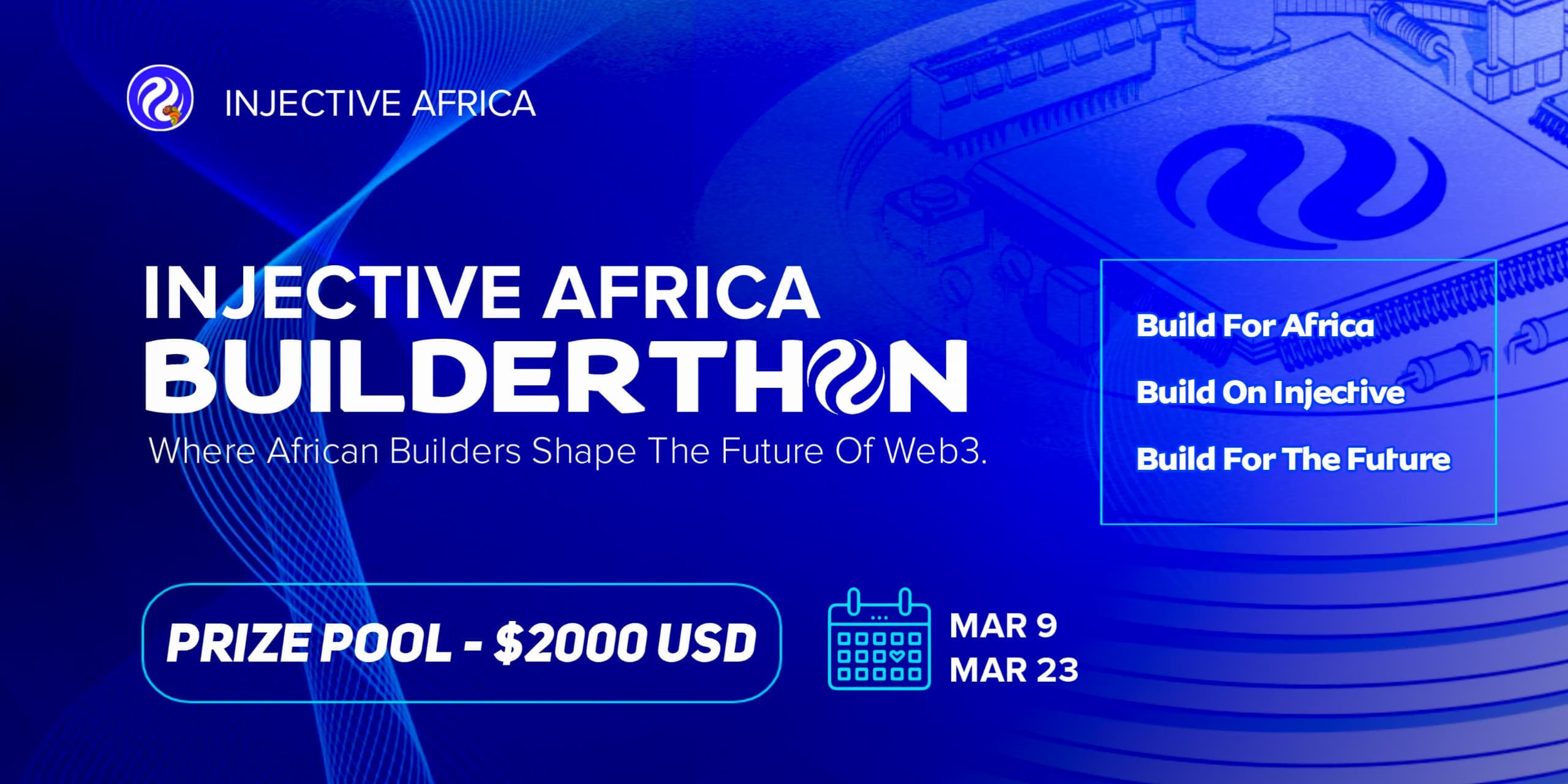 Injective Africa Buildathon banner